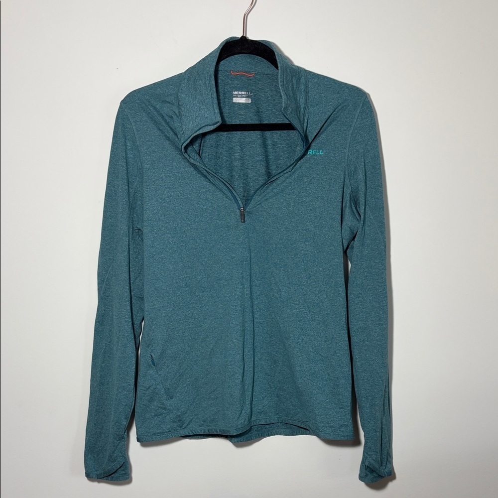 Merrell Teal Half-Zip Pullover